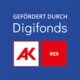 Logo des Digifonds der Arbeiterkammer Wien für geförderte Projekte