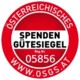 Logo des österreichischen Spendengütesiegels, Registrierungsnummer 05856