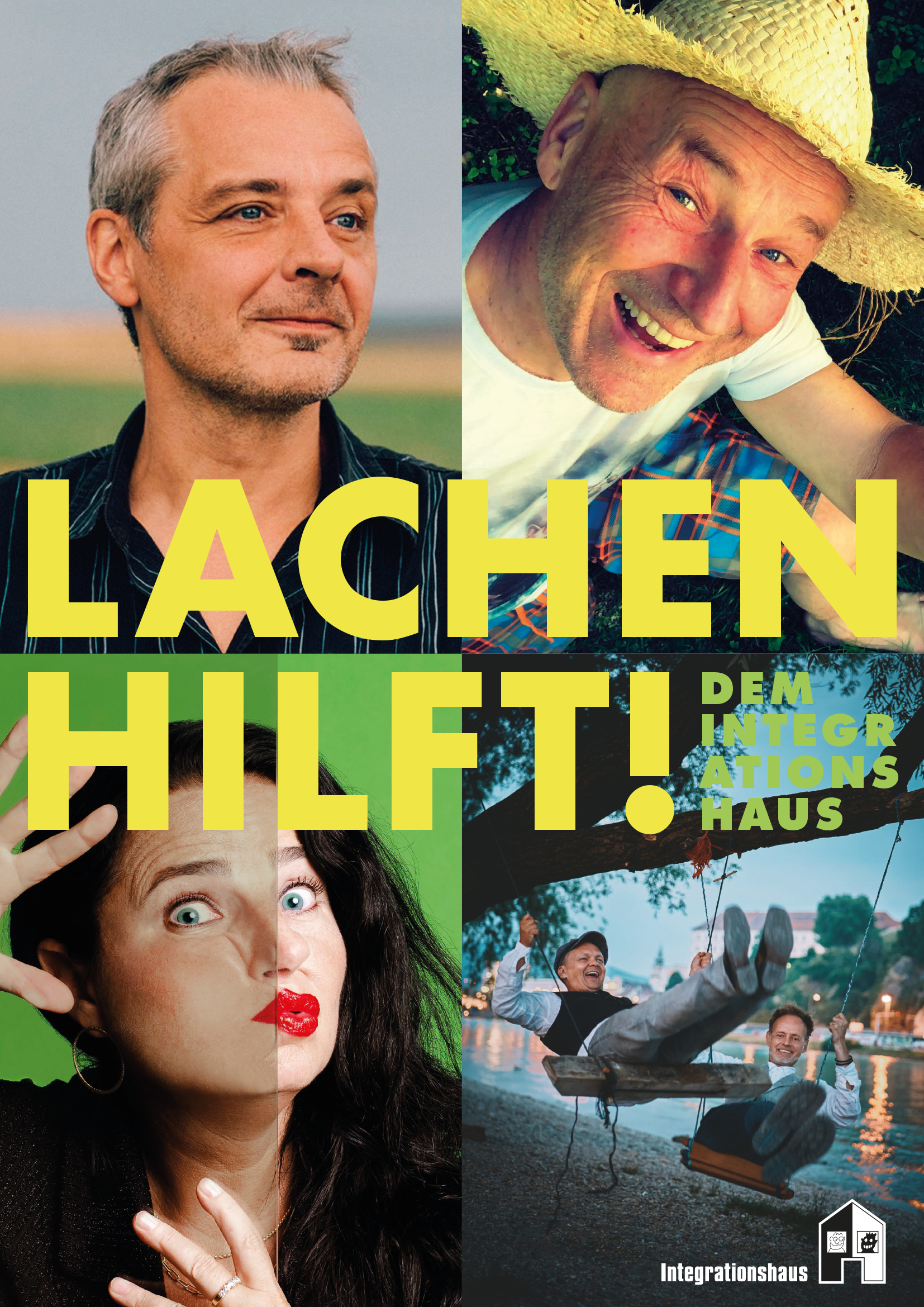 Benefiz-Kabarett-Gala "Lachen hilft!", Plakat für den 5. März 2025