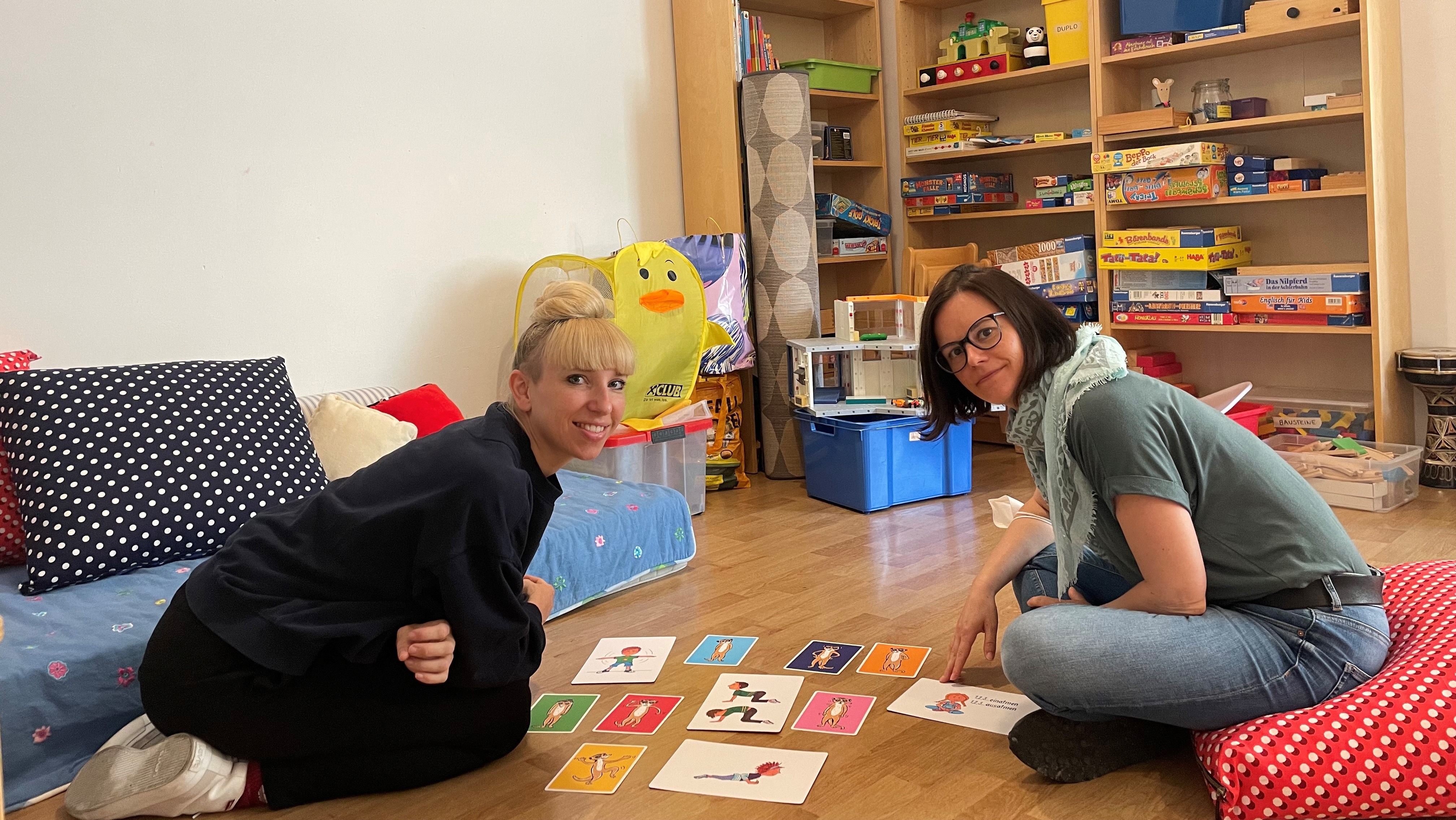 Zwei Kinderpsychologinnen im Integrationshaus