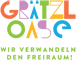 Logo der Grätzloase, Wir verwandeln den Freiraum!